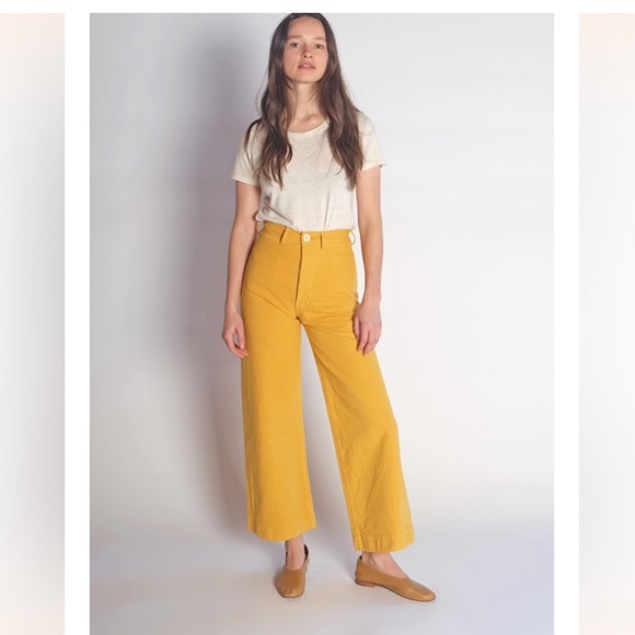 Jesse Kamm sailor pants in Caribbean gold - Picture 3 of 13